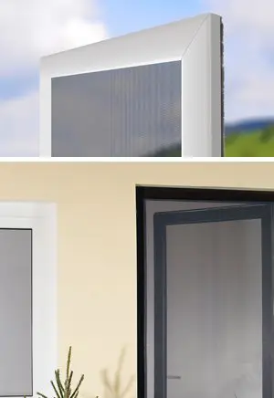 Fliegengitter für Fenster und Türen eingebaute Fliegengitter